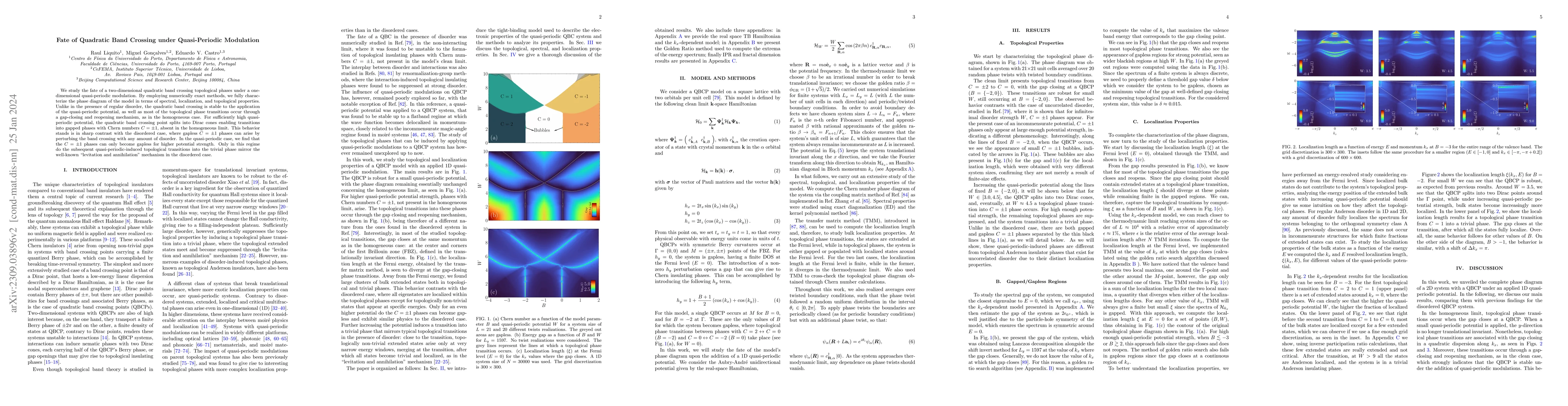 Thumbnail for Fate of Quadratic Band Crossing under quasiperiodic modulation