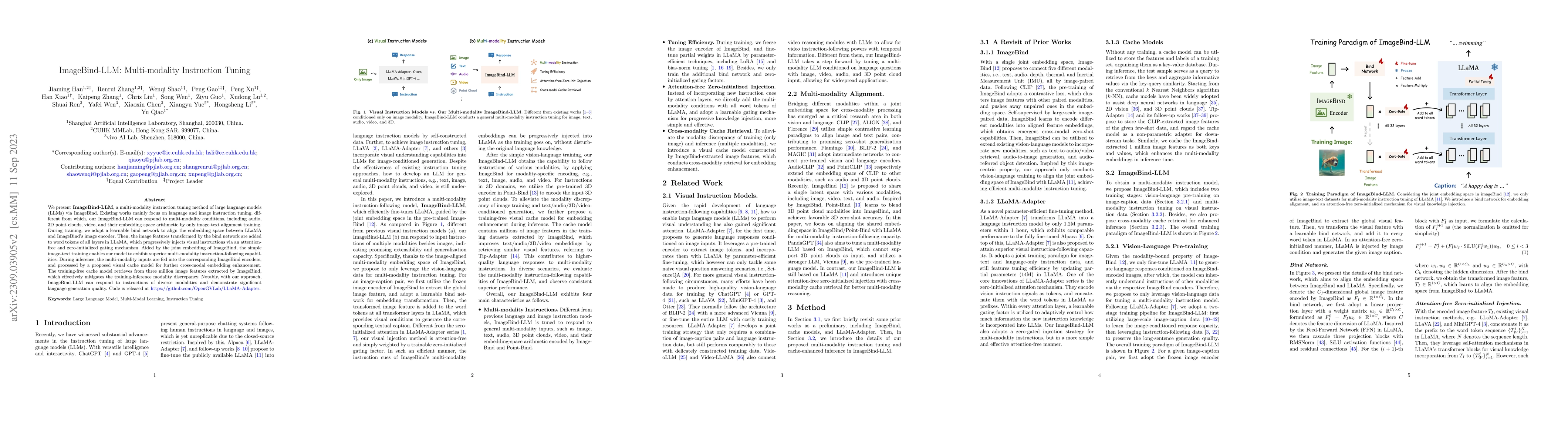 Thumbnail for ImageBind-LLM: Multi-modality Instruction Tuning