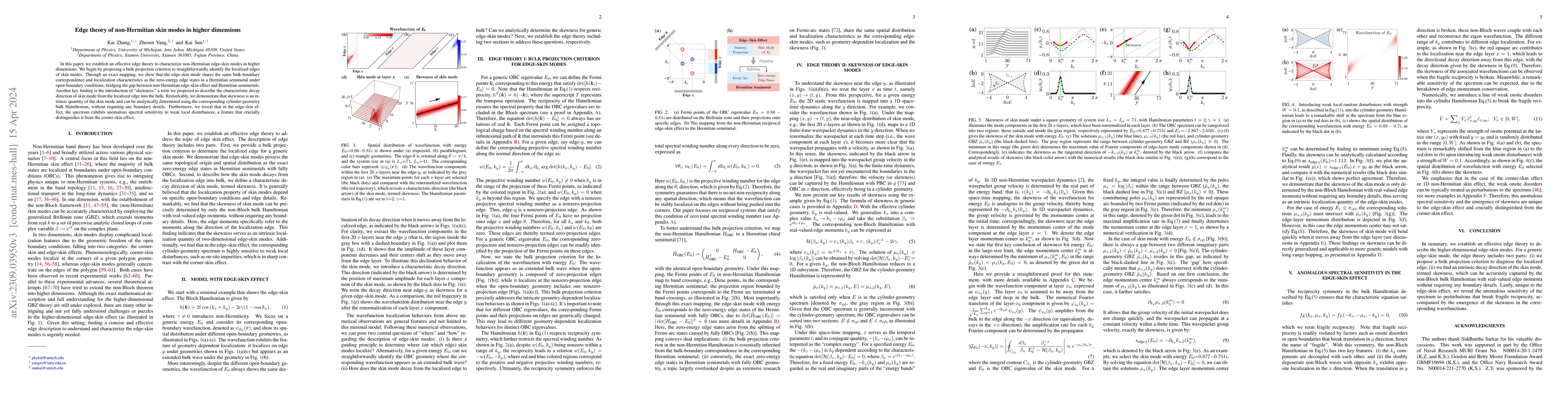 Thumbnail for Edge theory of non-Hermitian skin modes in higher dimensions
