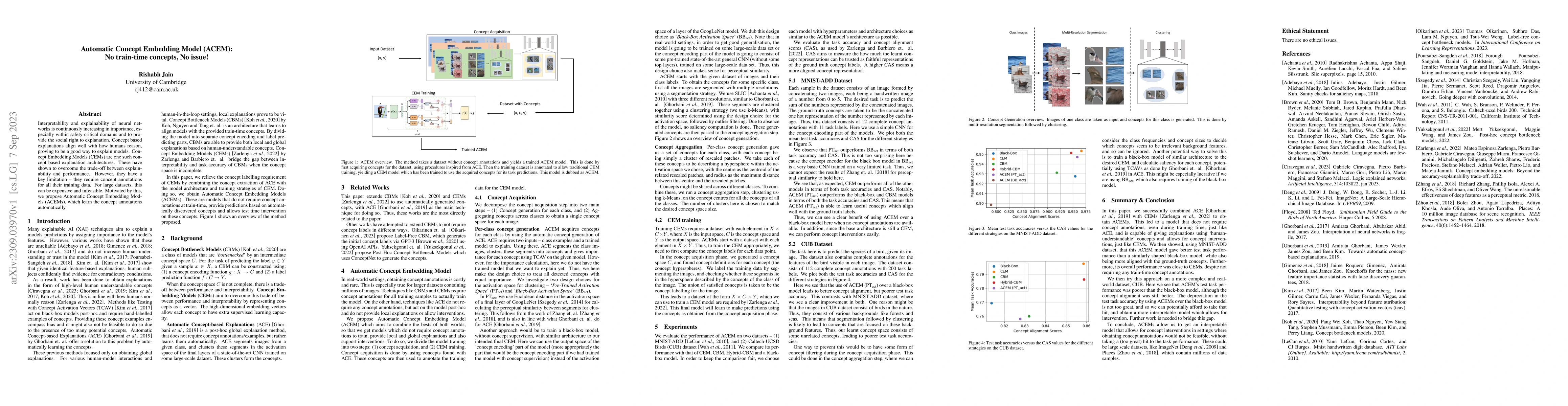 Thumbnail for Automatic Concept Embedding Model (ACEM): No train-time concepts, No
  issue!