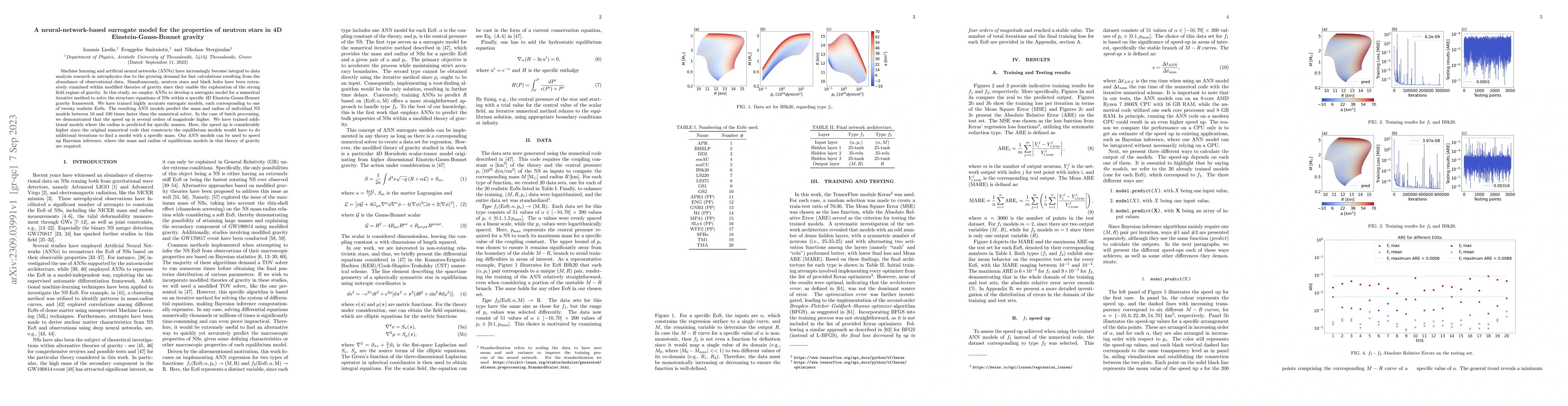 Thumbnail for A neural-network-based surrogate model for the properties of neutron
  stars in 4D Einstein-Gauss-Bonnet gravity