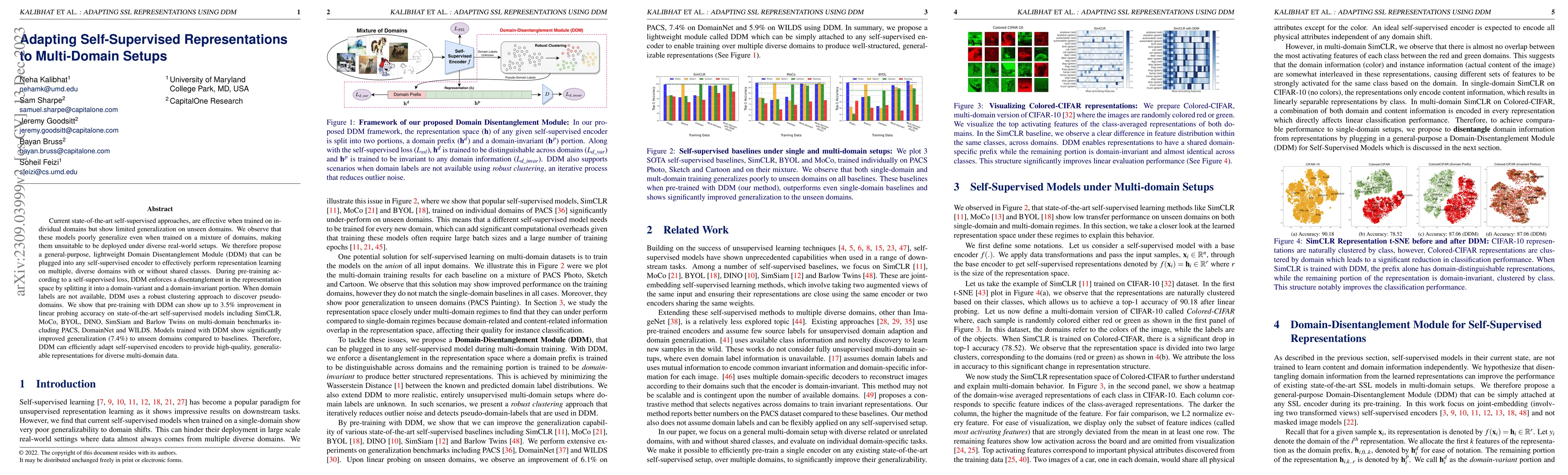 Thumbnail for Adapting Self-Supervised Representations to Multi-Domain Setups