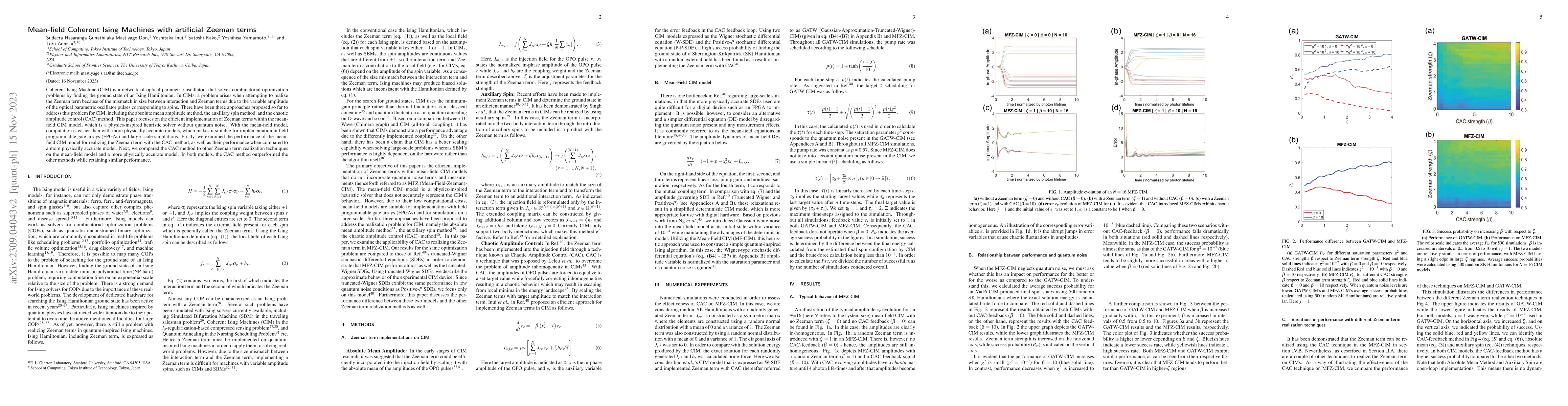 Thumbnail for Mean-field Coherent Ising Machines with artificial Zeeman terms