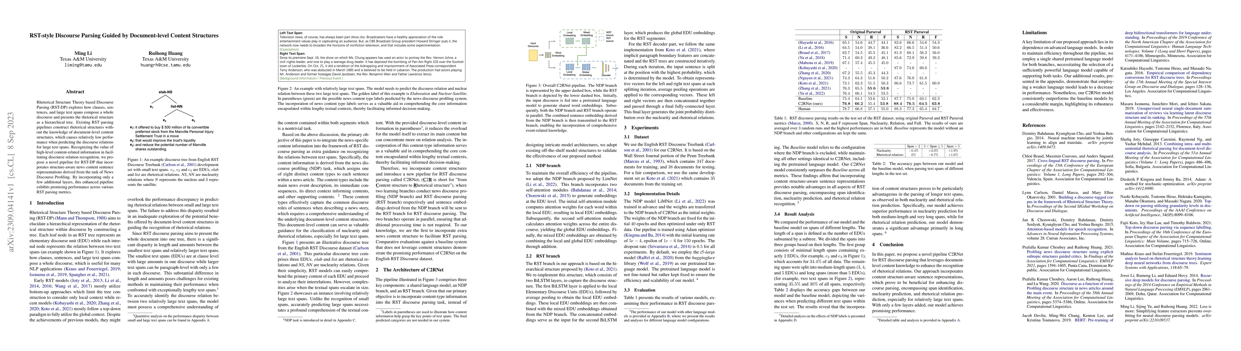 Thumbnail for RST-style Discourse Parsing Guided by Document-level Content Structures