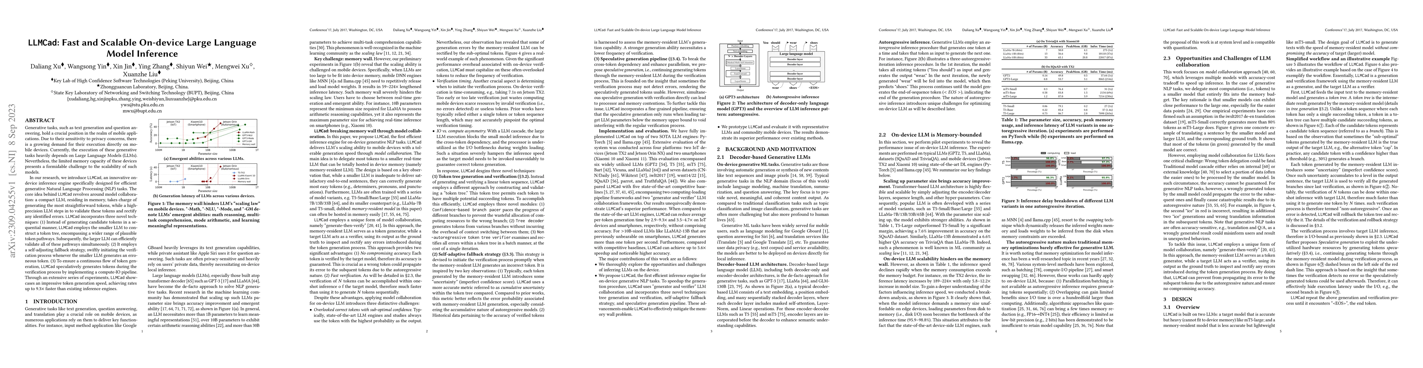 Thumbnail for LLMCad: Fast and Scalable On-device Large Language Model Inference