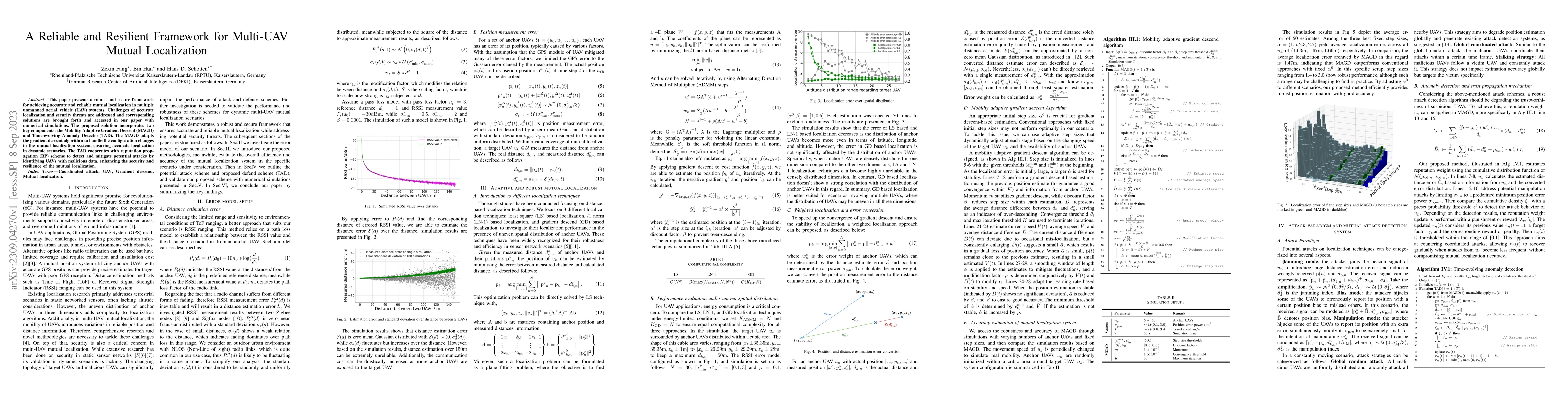 Thumbnail for A Reliable and Resilient Framework for Multi-UAV Mutual Localization