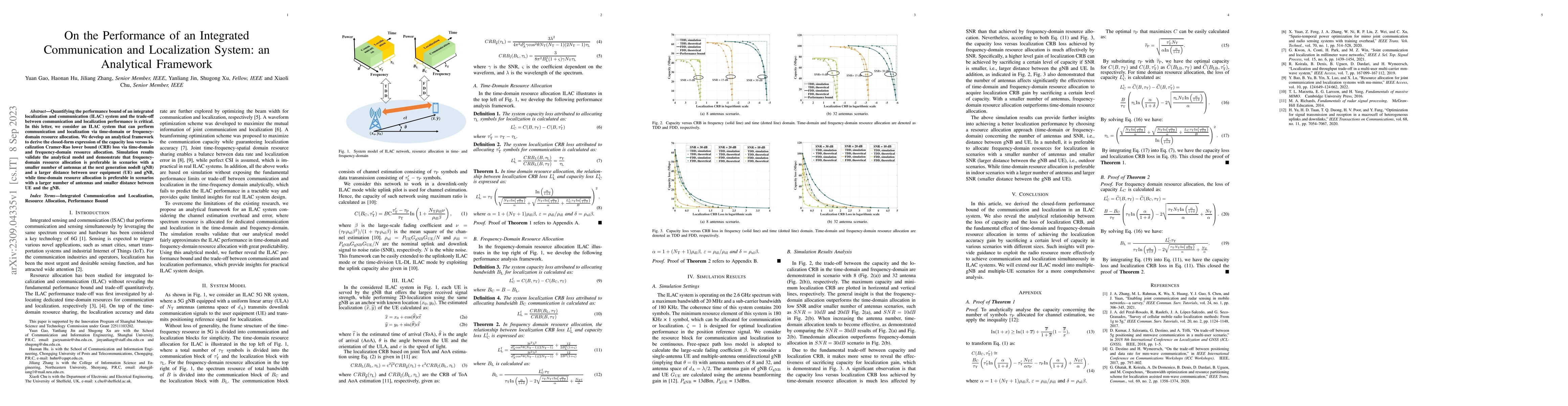 Thumbnail for On the performance of an integrated communication and localization
  system: an analytical framework