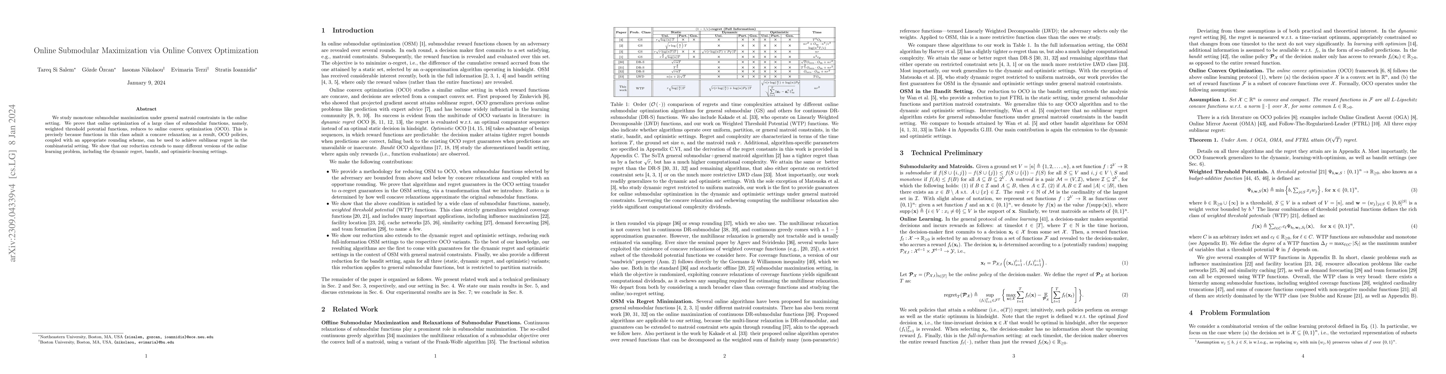 Thumbnail for Online Submodular Maximization via Online Convex Optimization