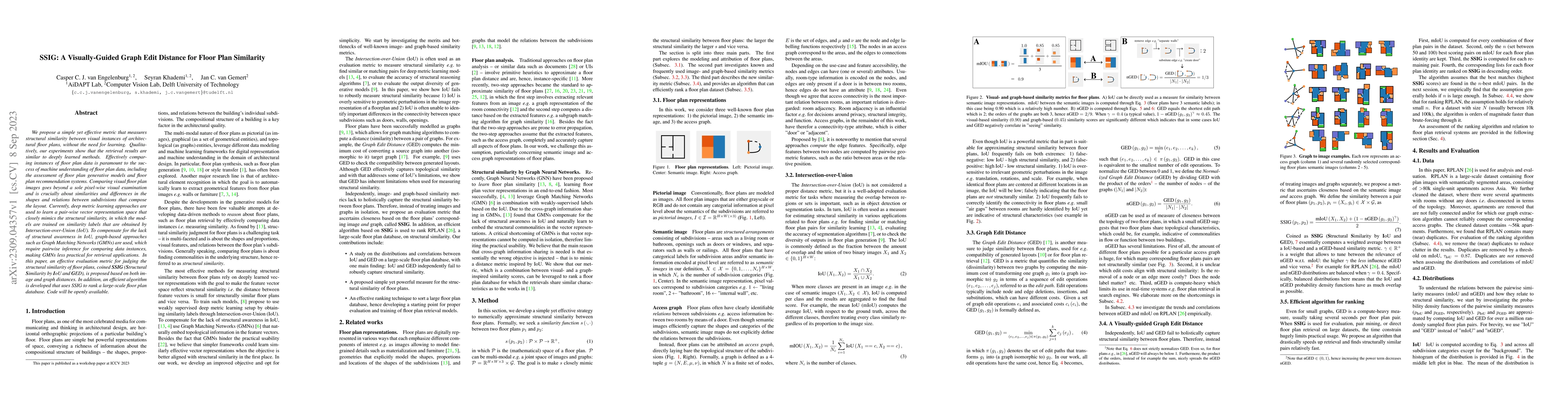 Thumbnail for SSIG: A Visually-Guided Graph Edit Distance for Floor Plan Similarity