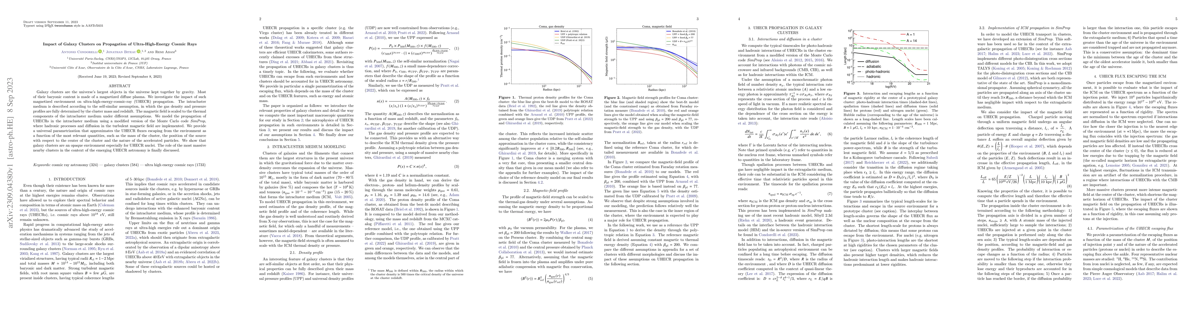 Thumbnail for Impact of Galaxy Clusters on UHECR propagation