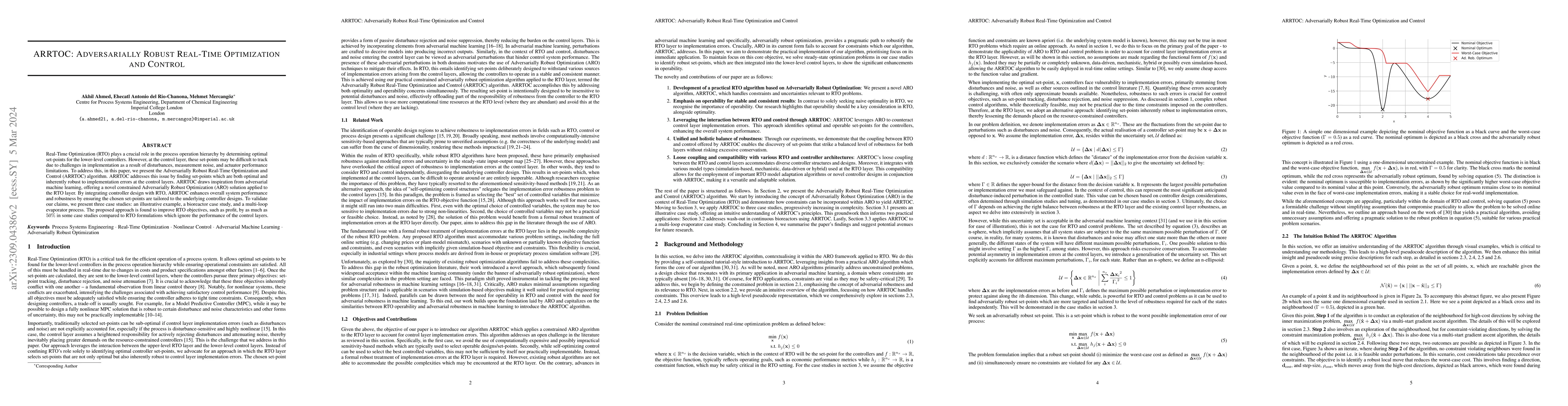 Thumbnail for ARRTOC: Adversarially Robust Real-Time Optimization and Control