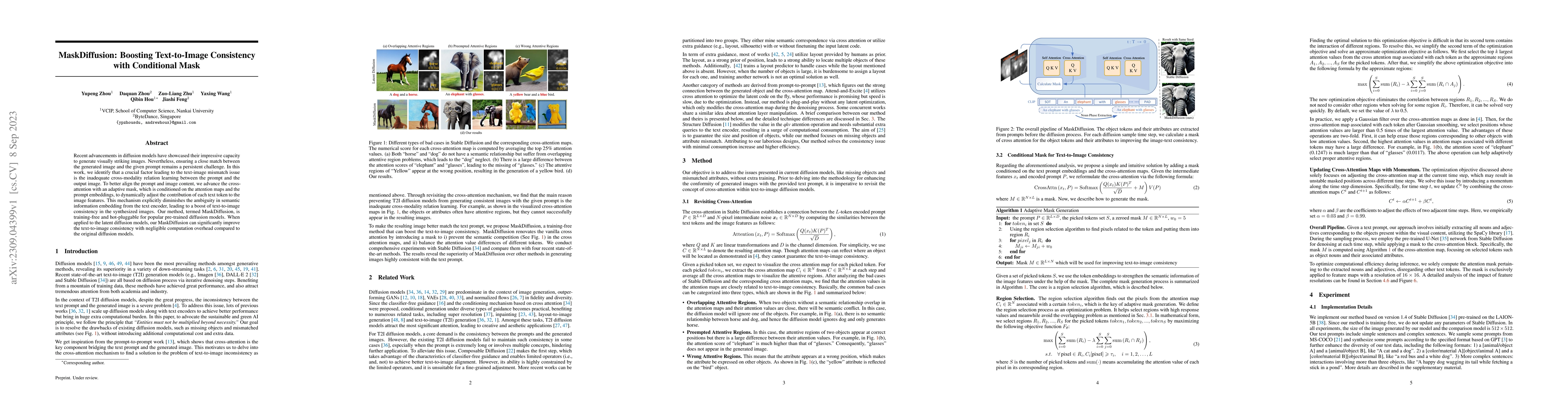 Thumbnail for MaskDiffusion: Boosting Text-to-Image Consistency with Conditional Mask