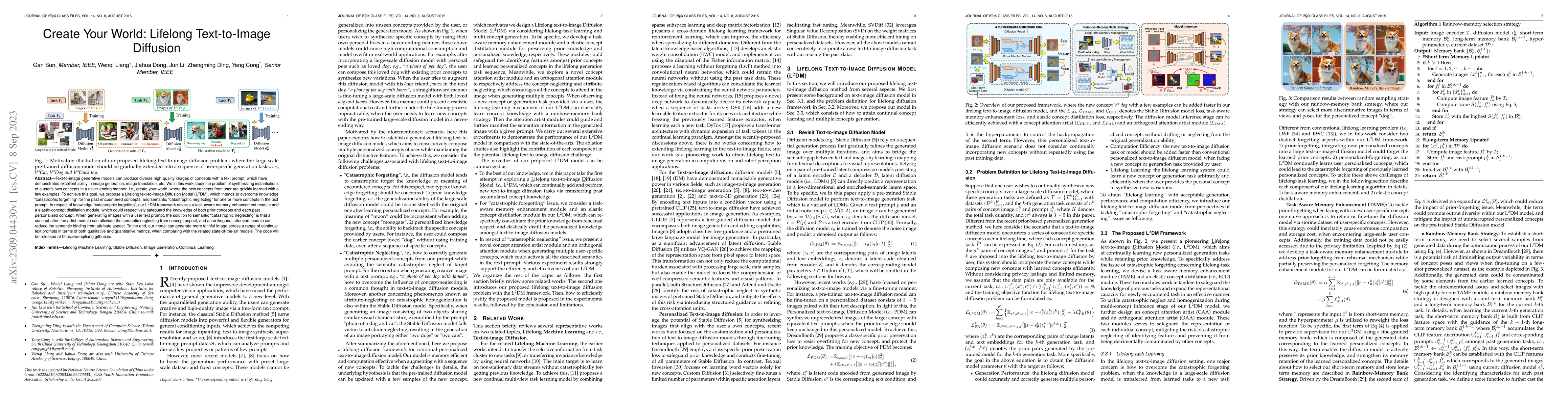 Thumbnail for Create Your World: Lifelong Text-to-Image Diffusion