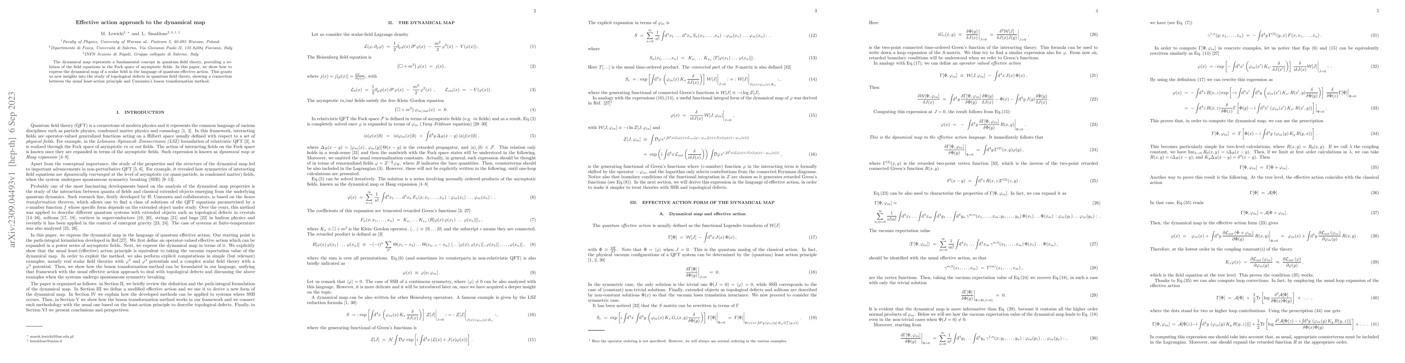 Thumbnail for Effective action approach to the dynamical map