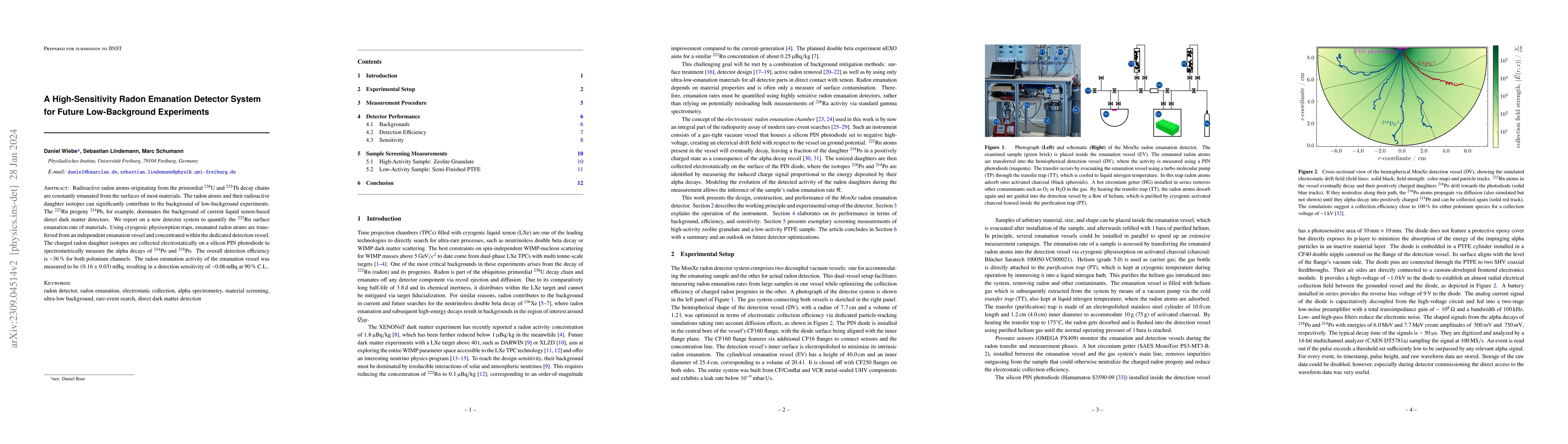Thumbnail for A High-Sensitivity Radon Emanation Detector System for Future
  Low-Background Experiments