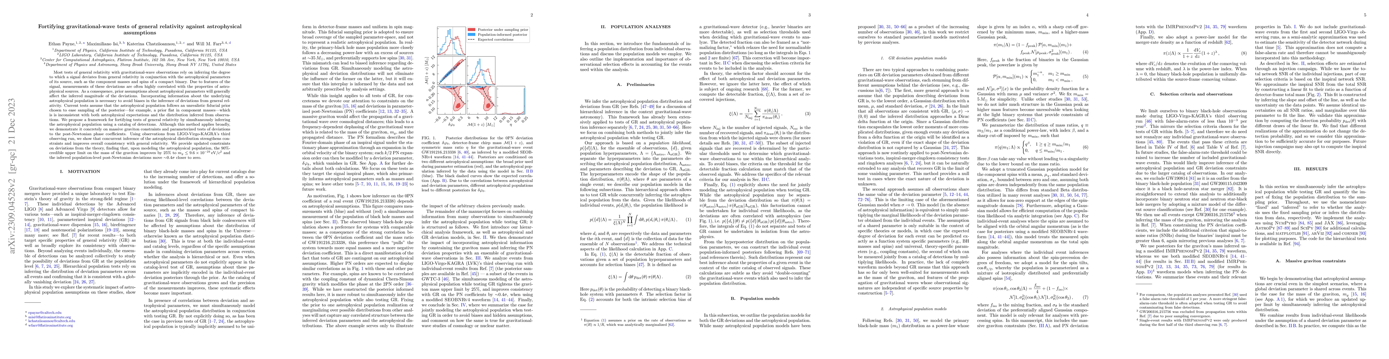 Thumbnail for Fortifying gravitational-wave tests of general relativity against
  astrophysical assumptions