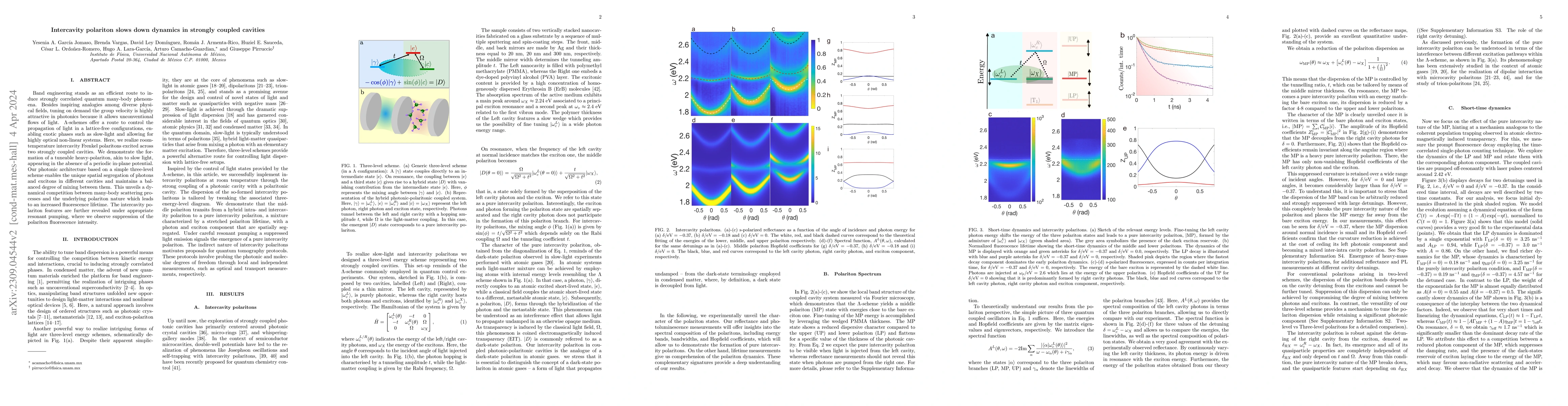 Thumbnail for Intercavity polariton slows down dynamics in strongly coupled cavities