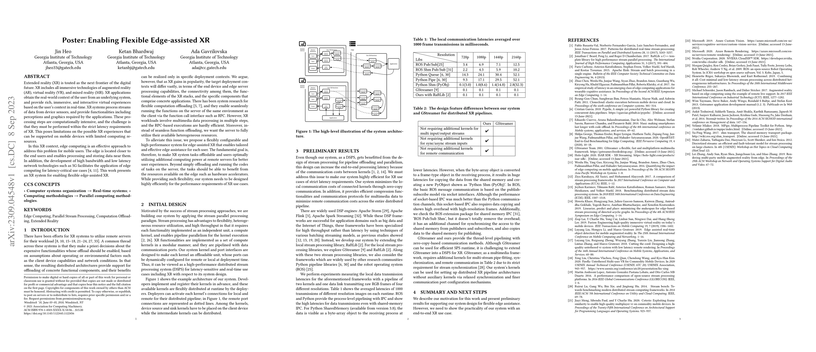 Thumbnail for Poster: Enabling Flexible Edge-assisted XR