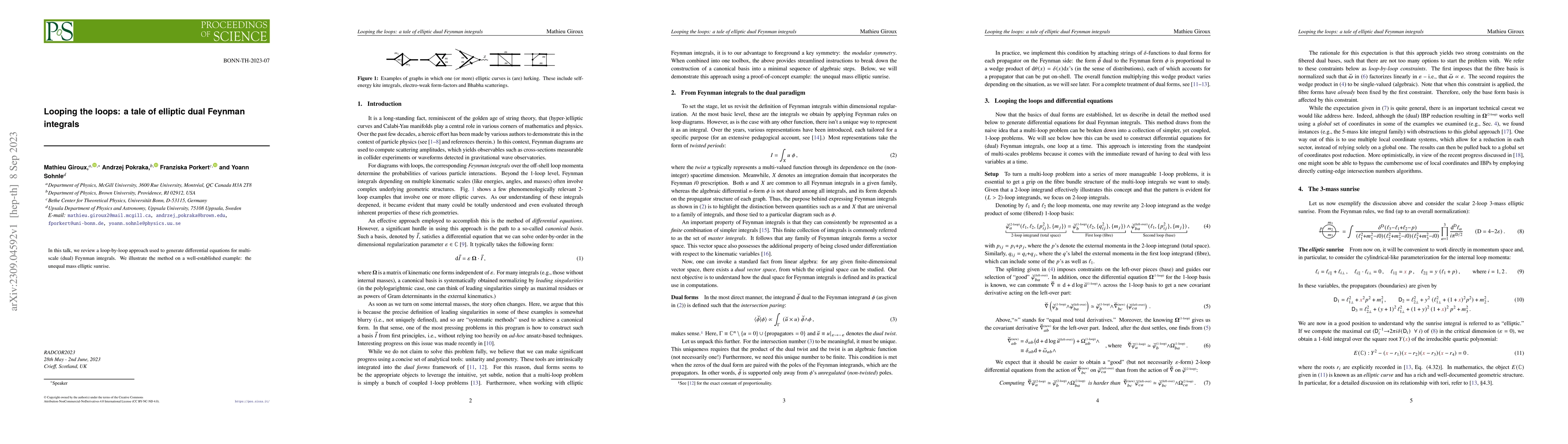 Thumbnail for Looping the loops: a tale of elliptic dual Feynman integrals