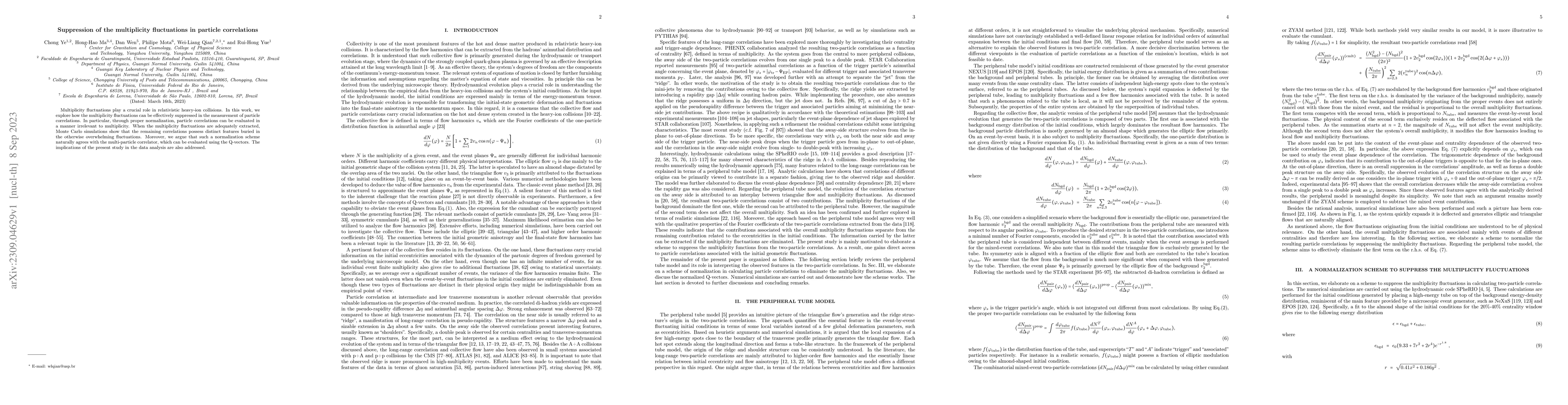 Thumbnail for Suppression of the multiplicity fluctuations in particle correlations