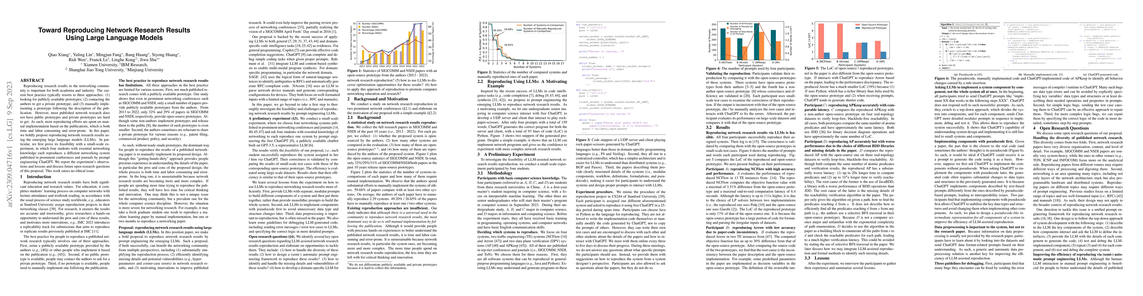 Thumbnail for Toward Reproducing Network Research Results Using Large Language Models