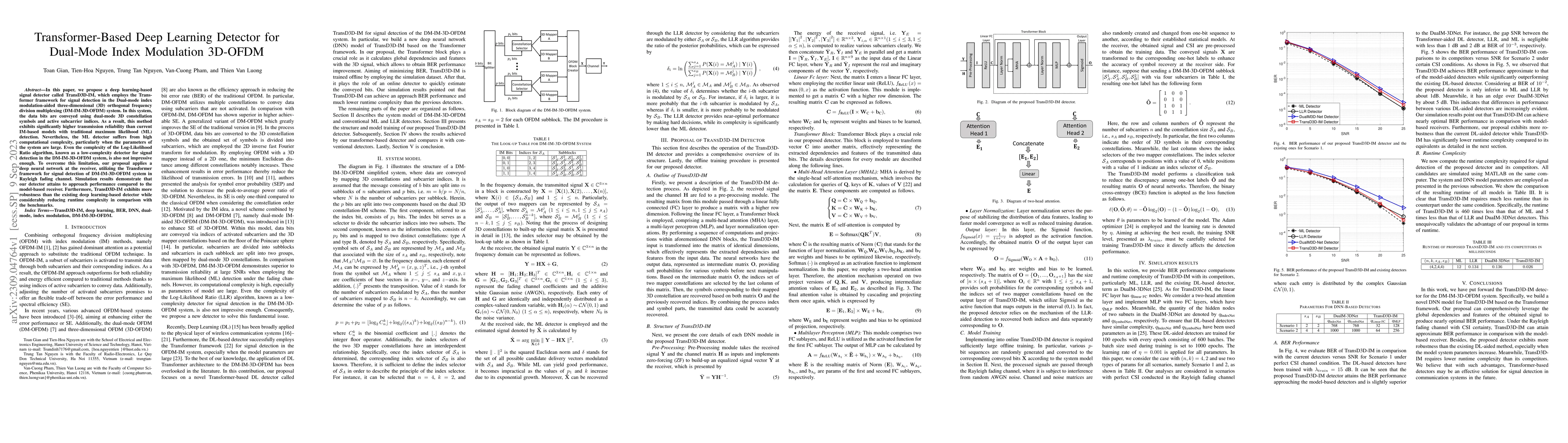 Thumbnail for Transformer-Based Deep Learning Detector for Dual-Mode Index Modulation
  3D-OFDM