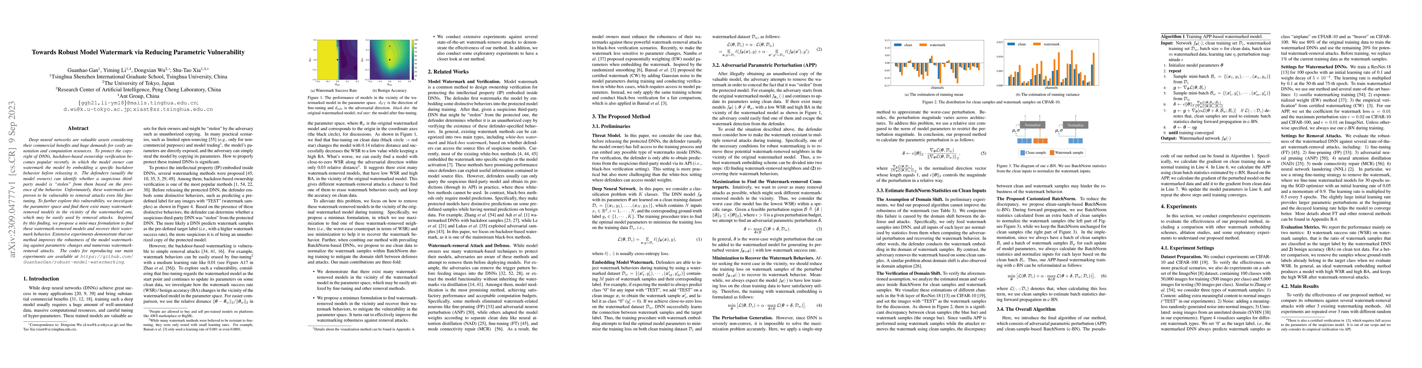 Thumbnail for Towards Robust Model Watermark via Reducing Parametric Vulnerability