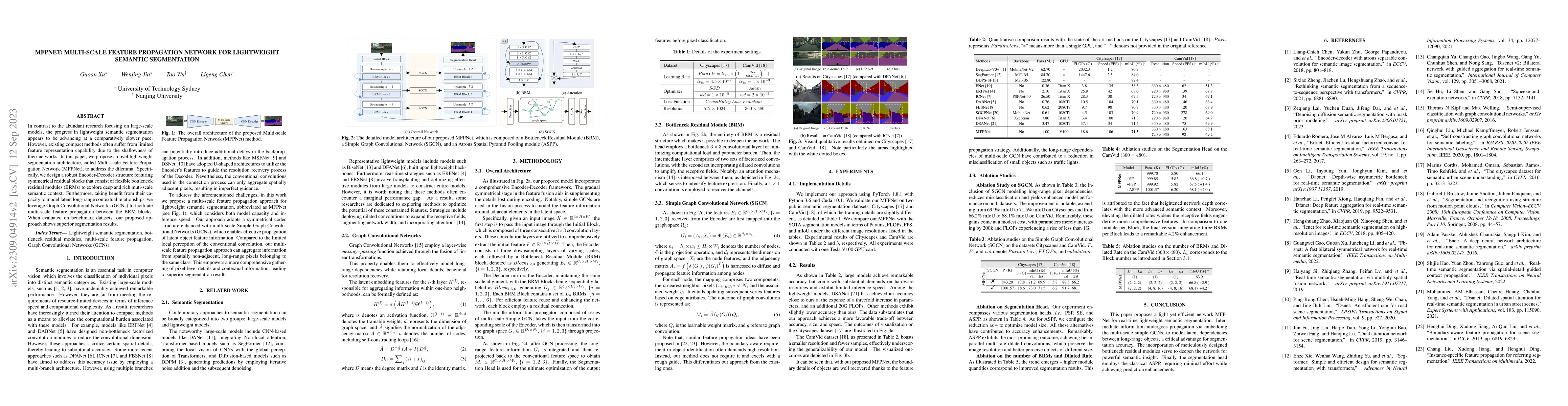 Thumbnail for MFPNet: Multi-scale Feature Propagation Network For Lightweight Semantic
  Segmentation