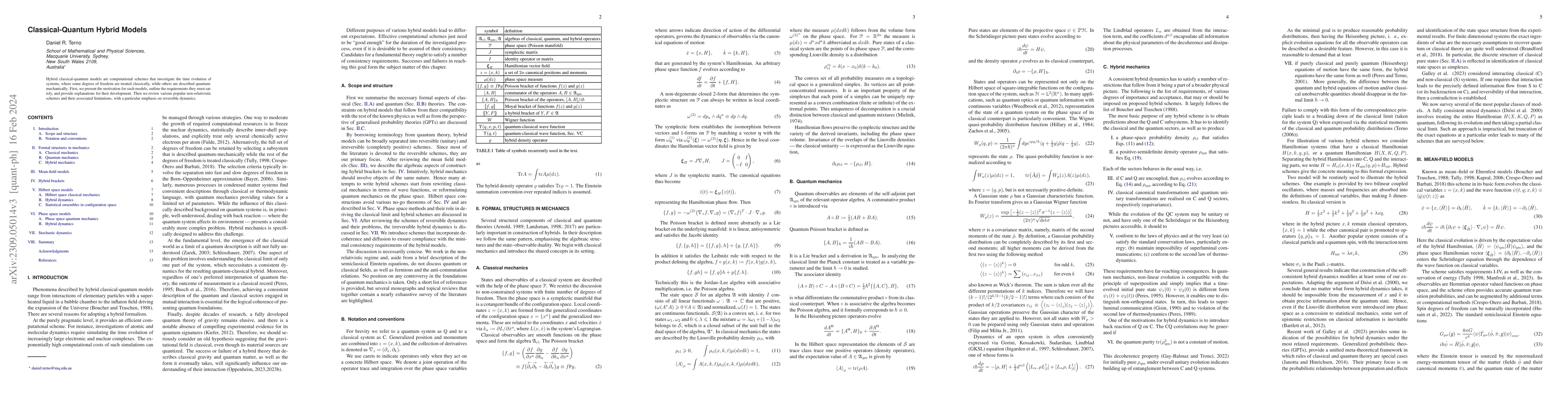 Thumbnail for Classical-Quantum Hybrid Models