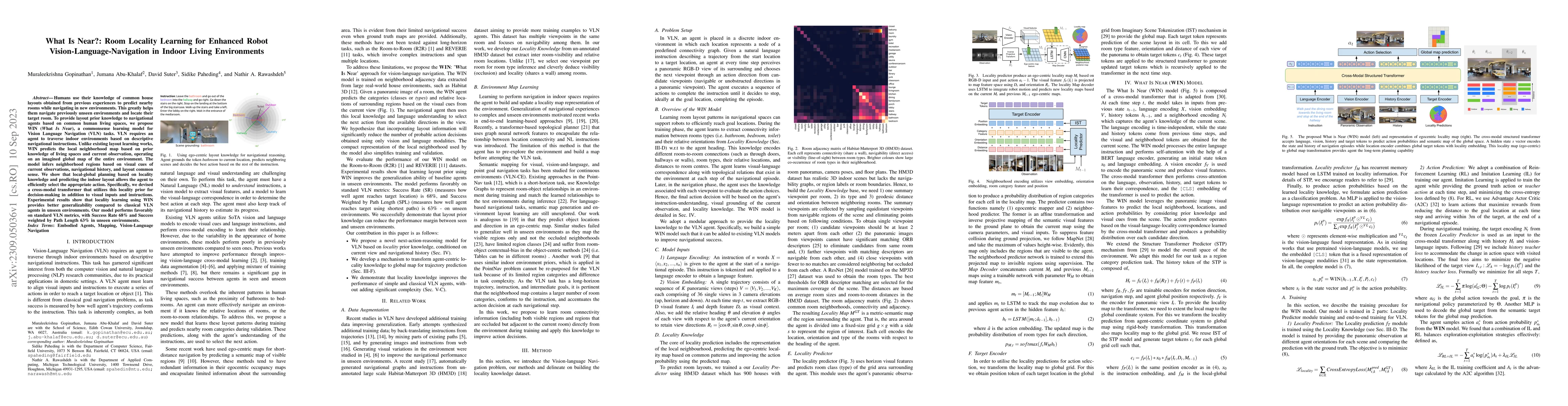 Thumbnail for What Is Near?: Room Locality Learning for Enhanced Robot
  Vision-Language-Navigation in Indoor Living Environments