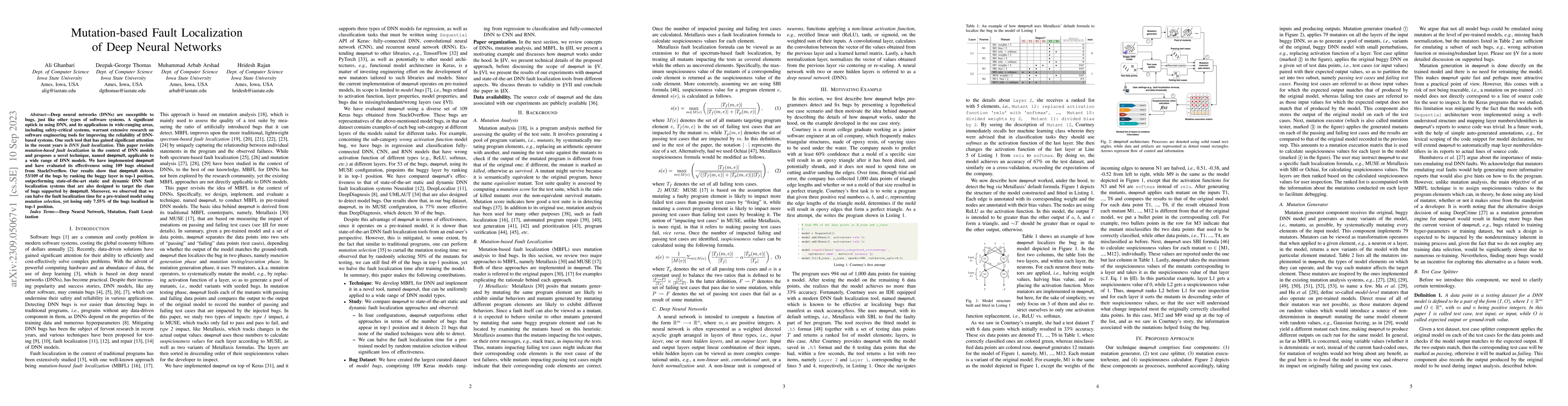 Thumbnail for Mutation-based Fault Localization of Deep Neural Networks