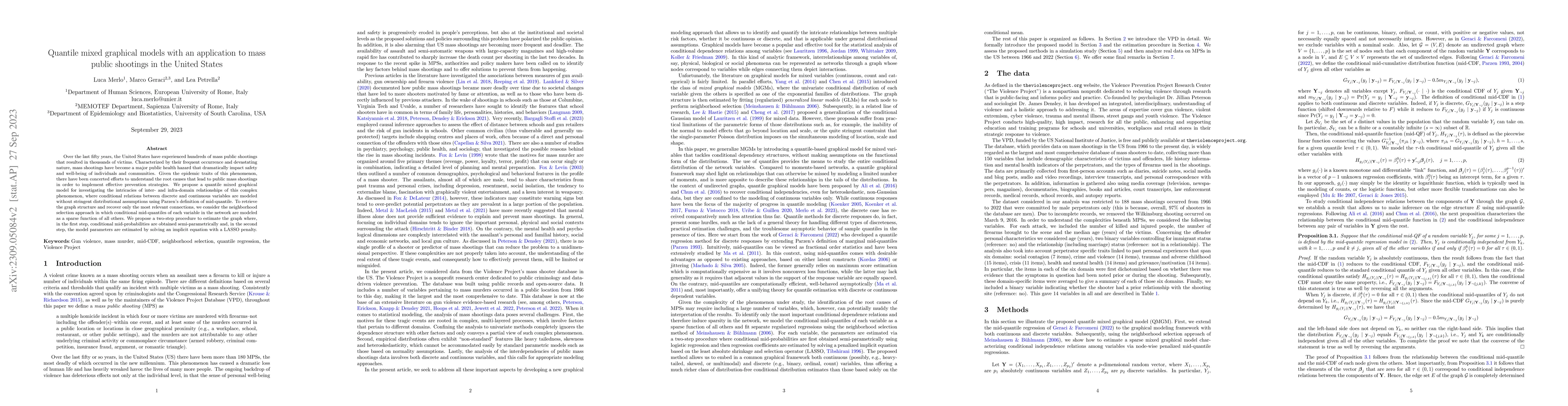 Thumbnail for Quantile mixed graphical models with an application to mass public
  shootings in the United States