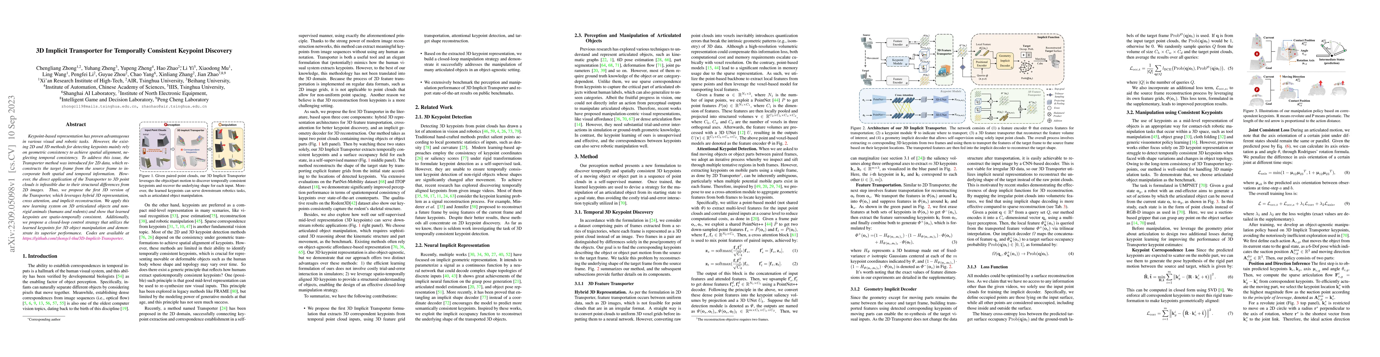 Thumbnail for 3D Implicit Transporter for Temporally Consistent Keypoint Discovery