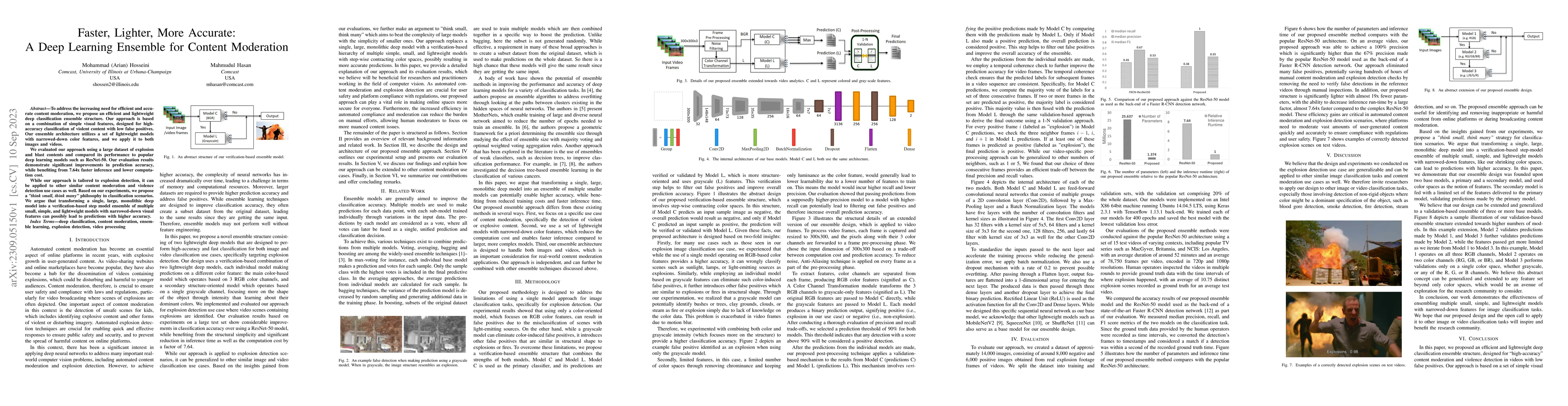 Thumbnail for Faster, Lighter, More Accurate: A Deep Learning Ensemble for Content
  Moderation