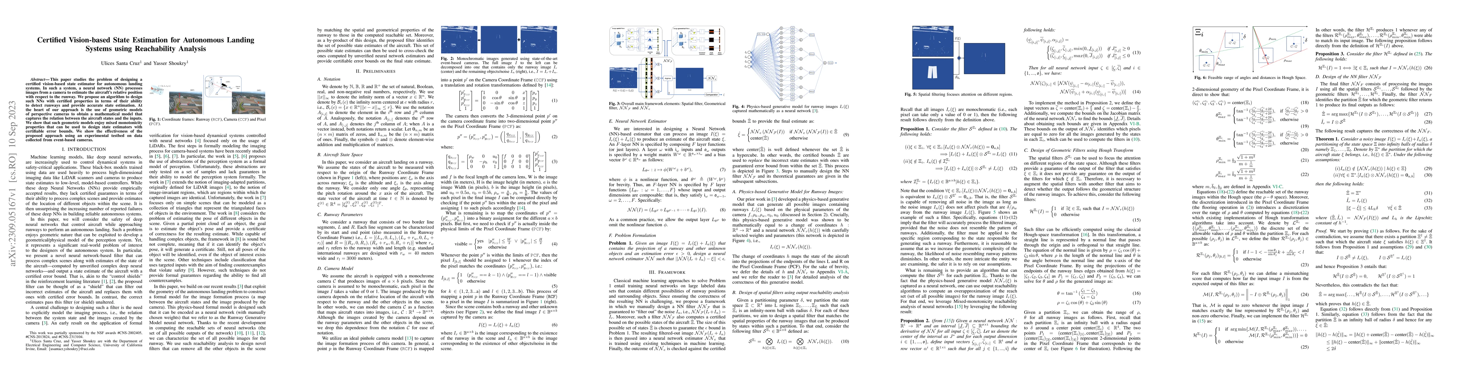 Thumbnail for Certified Vision-based State Estimation for Autonomous Landing Systems
  using Reachability Analysis