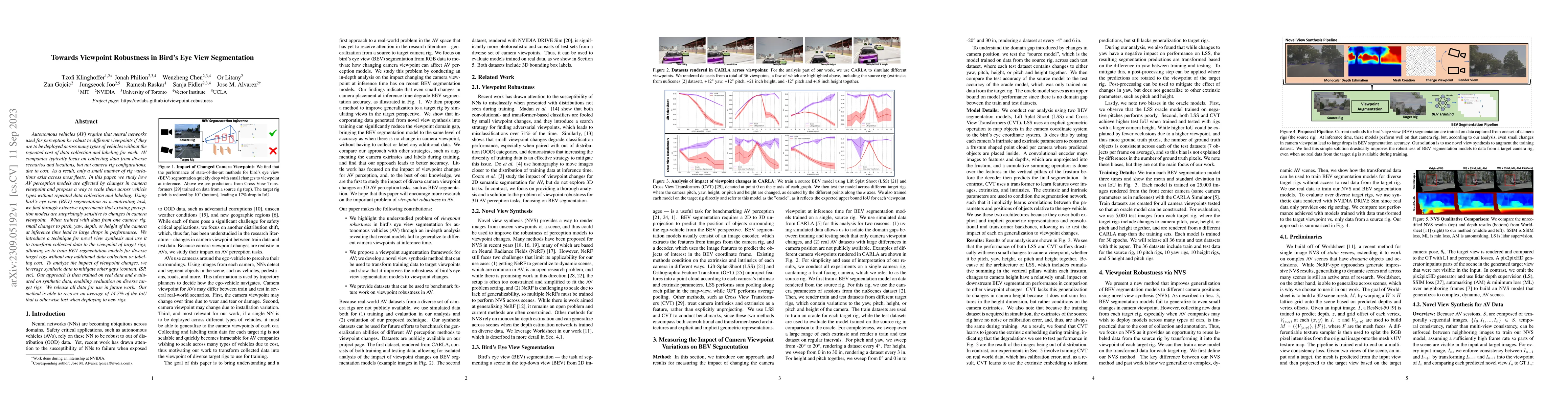 Thumbnail for Towards Viewpoint Robustness in Bird's Eye View Segmentation