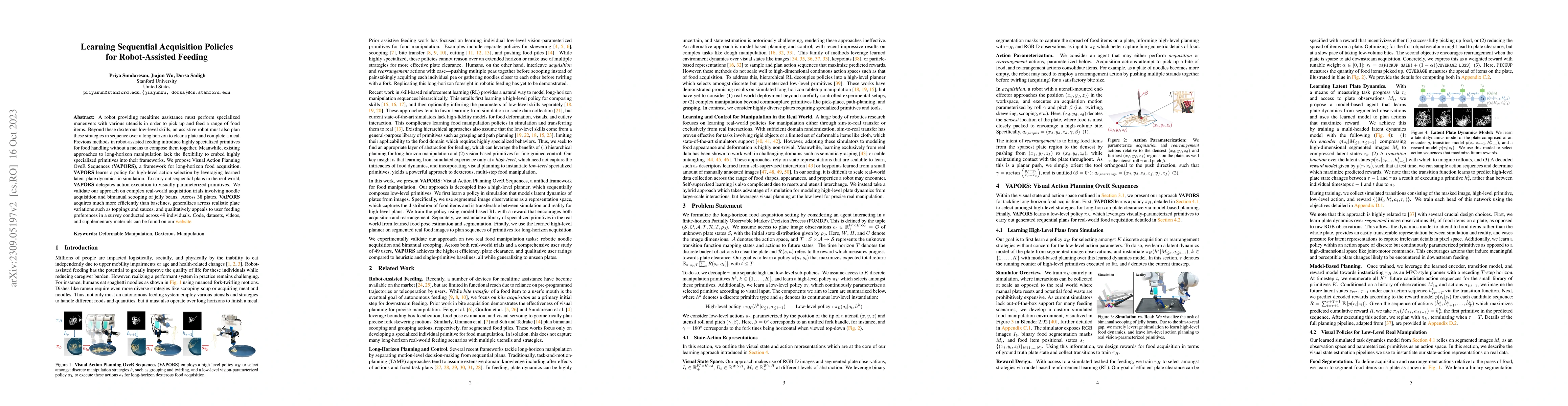 Thumbnail for Learning Sequential Acquisition Policies for Robot-Assisted Feeding