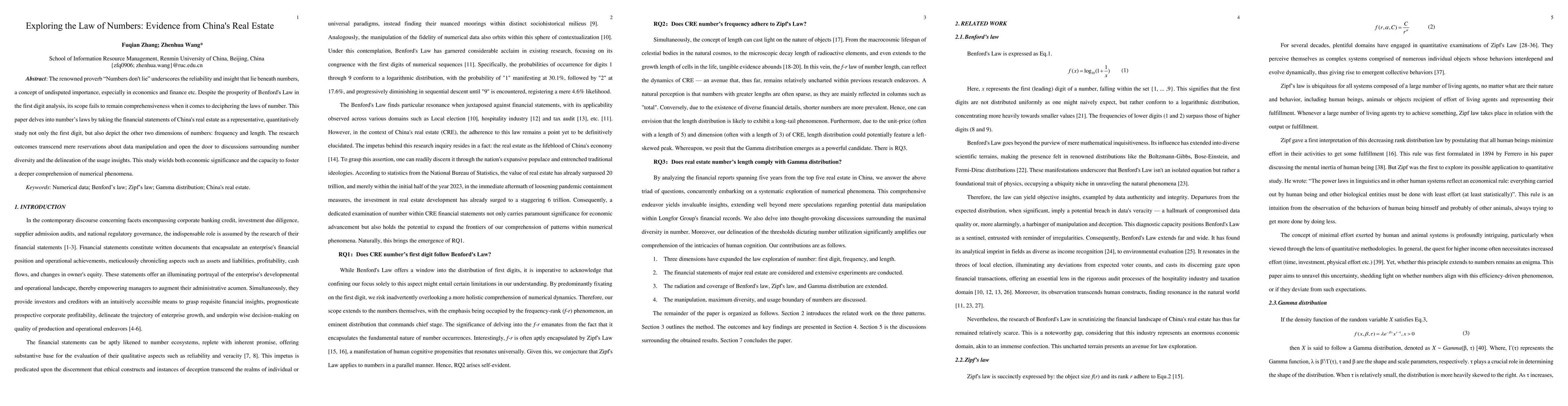 Thumbnail for Exploring the Law of Numbers: Evidence from China's Real Estate