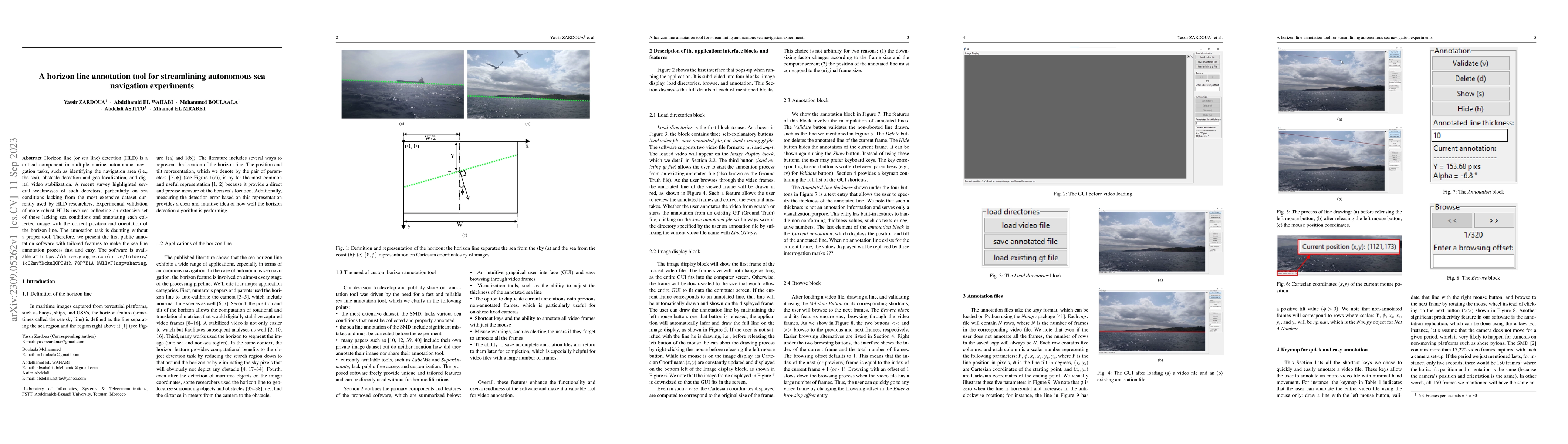 Thumbnail for A horizon line annotation tool for streamlining autonomous sea
  navigation experiments