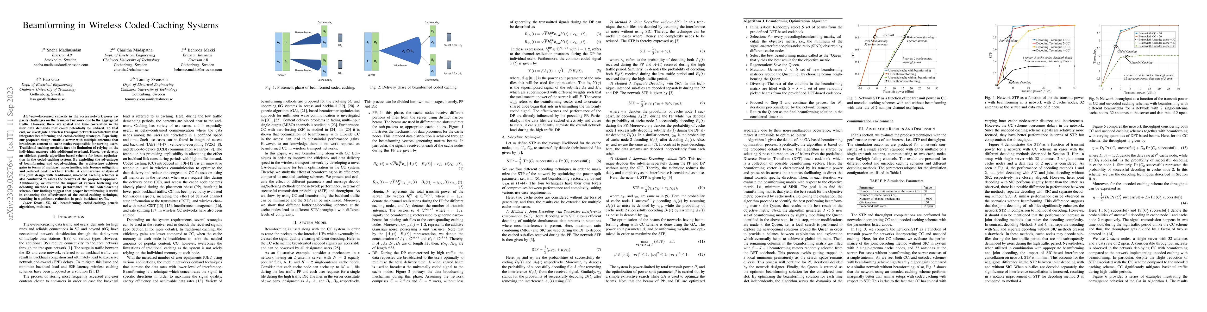 Thumbnail for Beamforming in Wireless Coded-Caching Systems