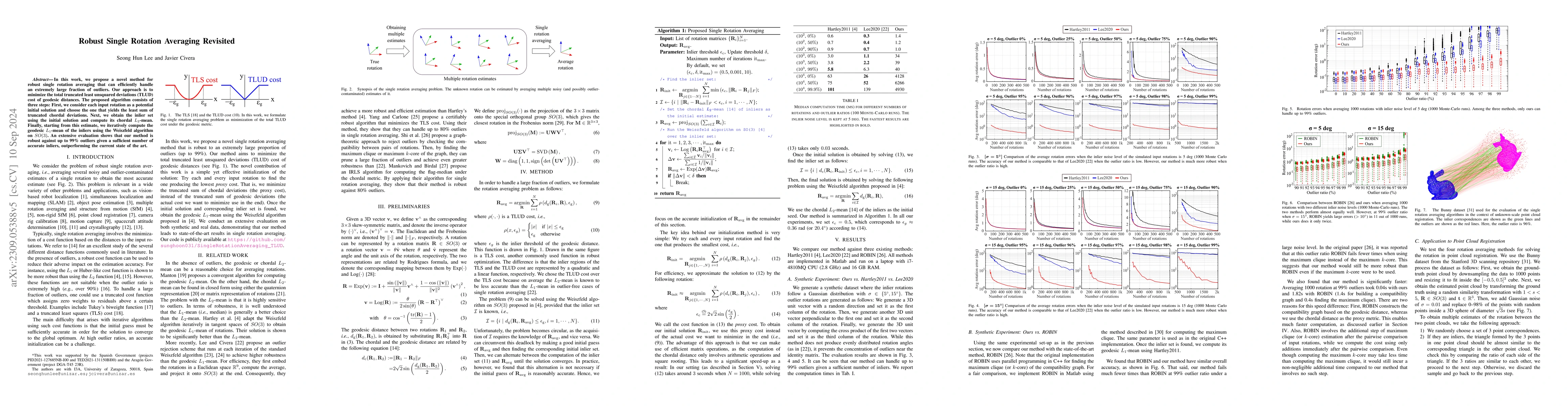Thumbnail for Robust Single Rotation Averaging Revisited