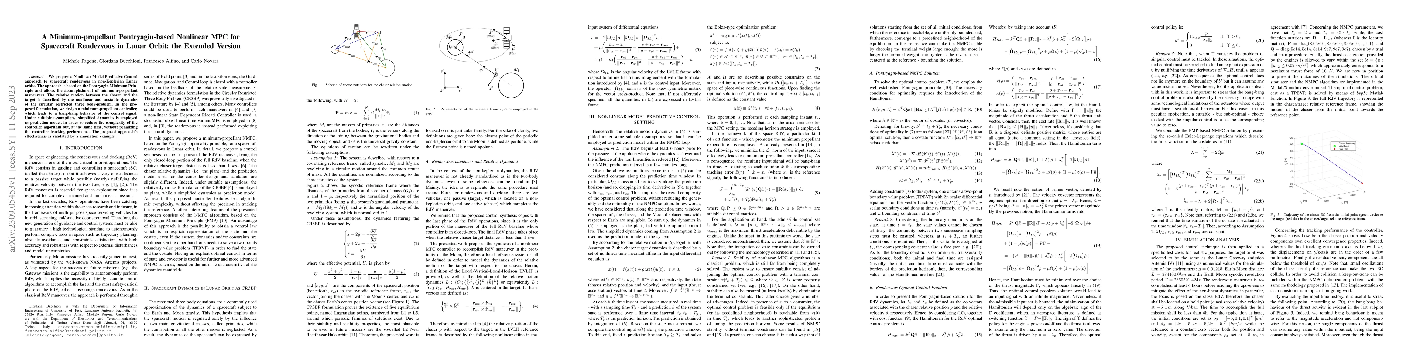 Thumbnail for A Minimum-propellant Pontryagin-based Nonlinear MPC for Spacecraft
  Rendezvous in Lunar Orbit: the Extended Version