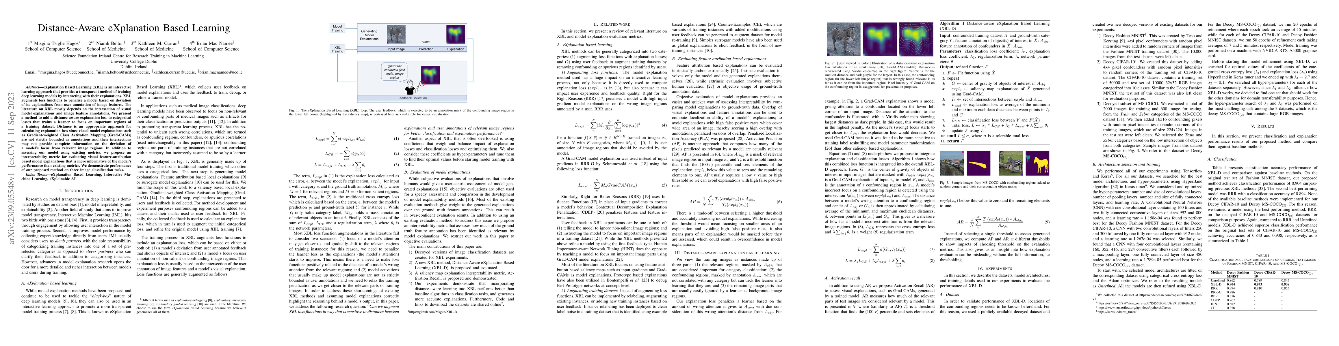 Thumbnail for Distance-Aware eXplanation Based Learning