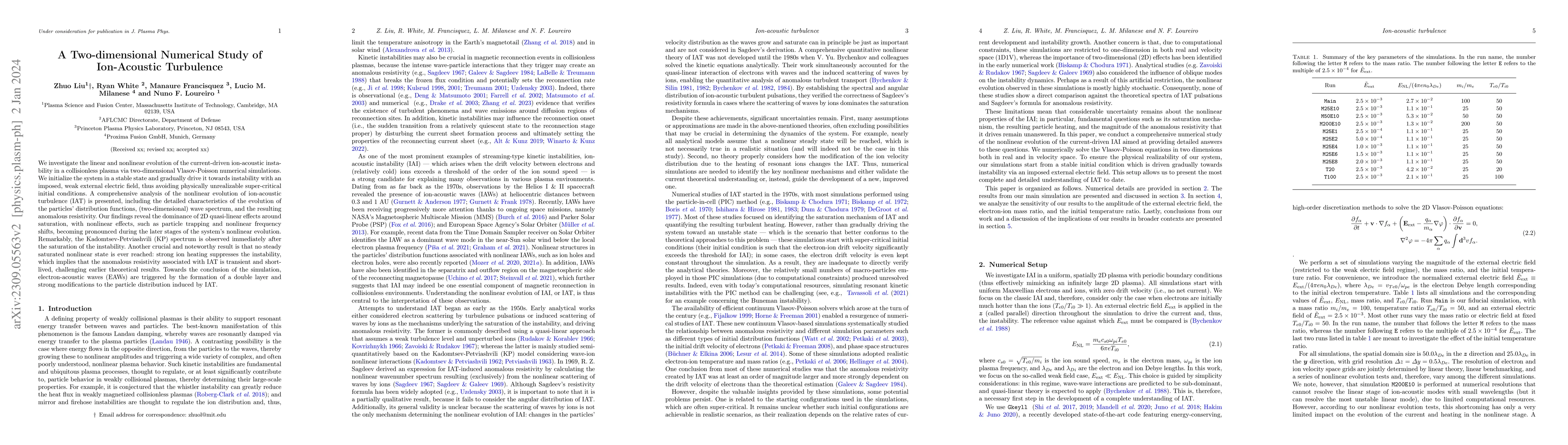 Thumbnail for A Two-dimensional Numerical Study of Ion-Acoustic Turbulence