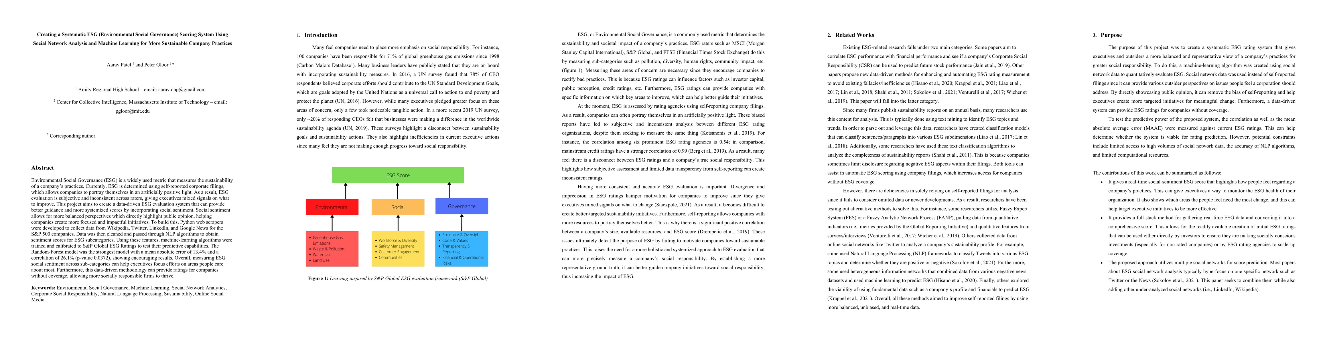 Thumbnail for Creating a Systematic ESG (Environmental Social Governance) Scoring
  System Using Social Network Analysis and Machine Learning for More
  Sustainable Company Practices