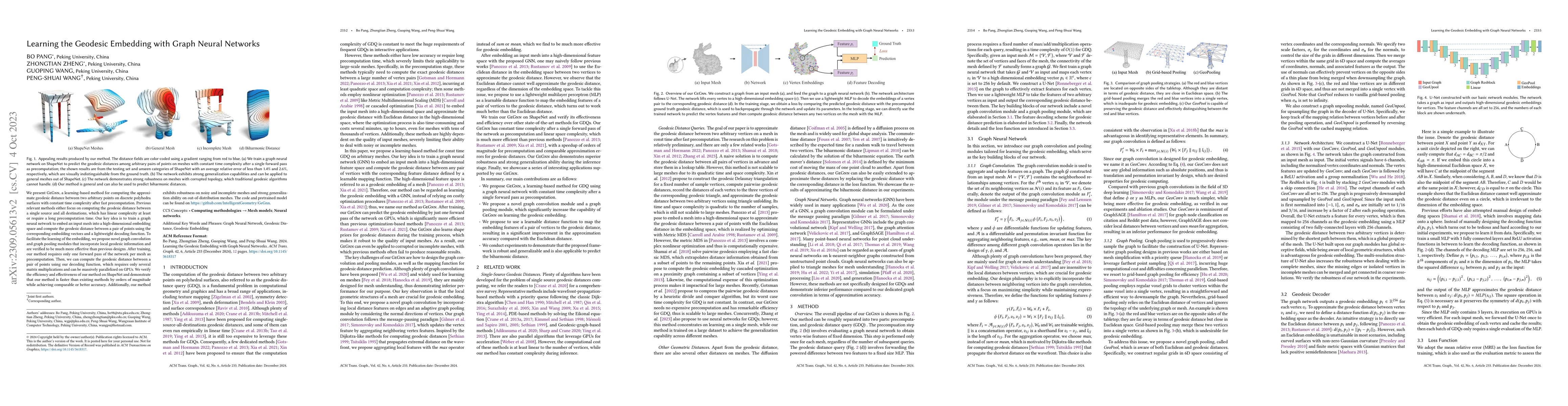 Thumbnail for Learning the Geodesic Embedding with Graph Neural Networks