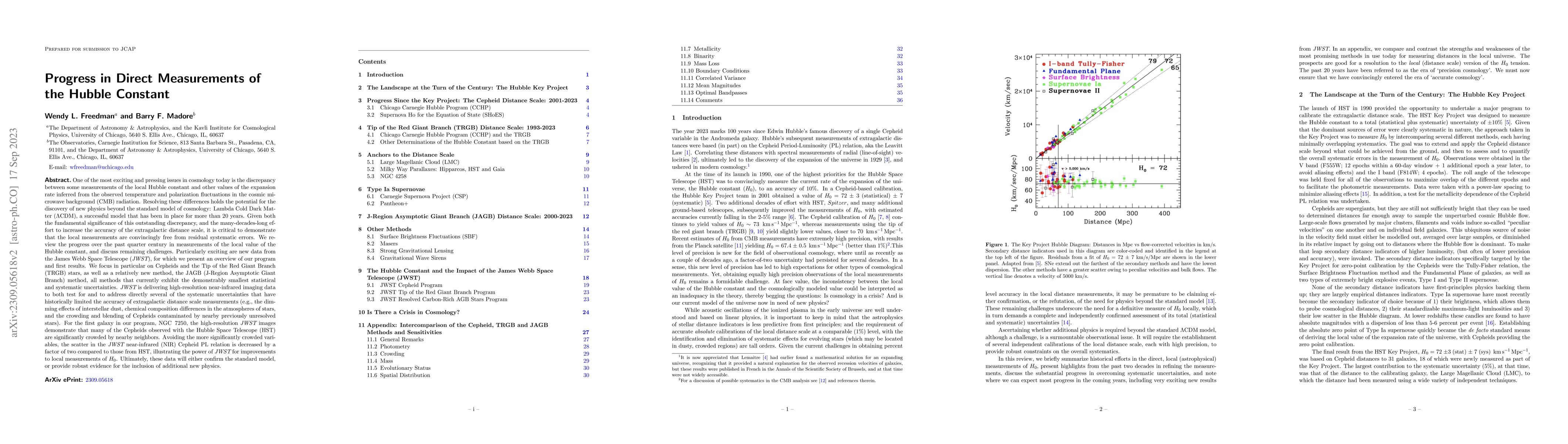 Thumbnail for Progress in Direct Measurements of the Hubble Constant