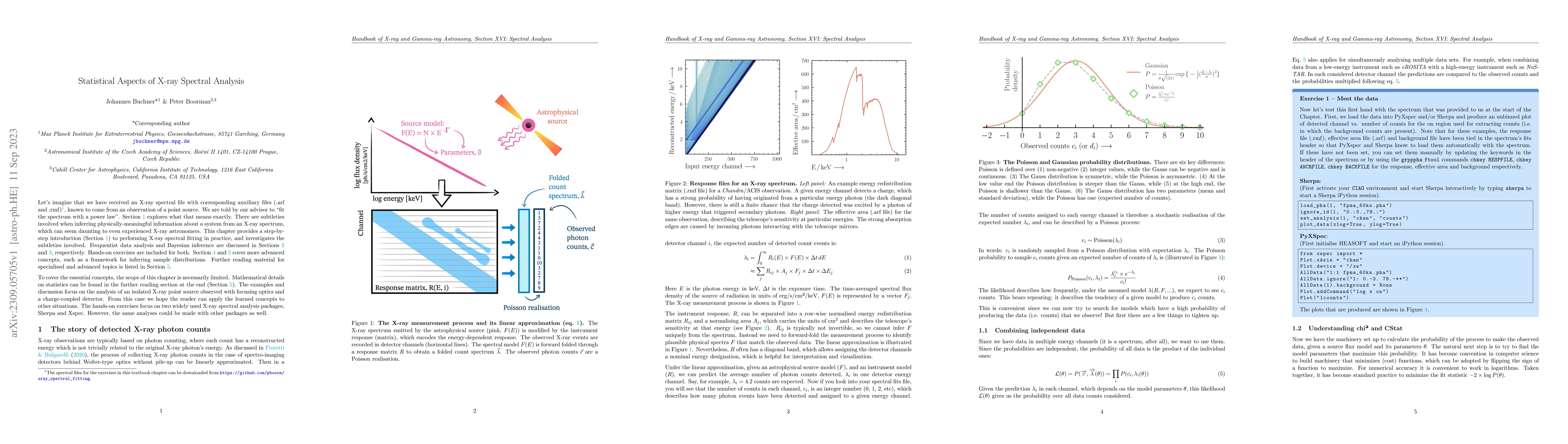Thumbnail for Statistical Aspects of X-ray Spectral Analysis