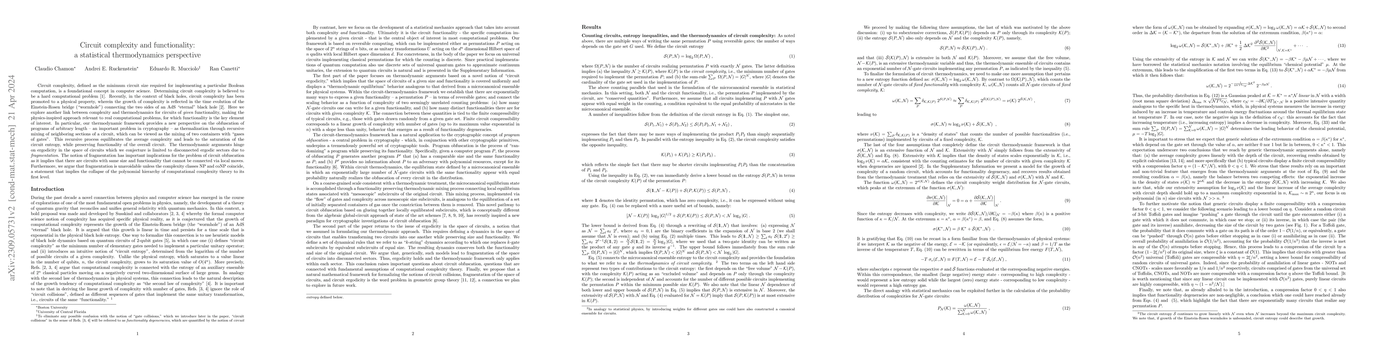 Thumbnail for Circuit complexity and functionality: a thermodynamic perspective