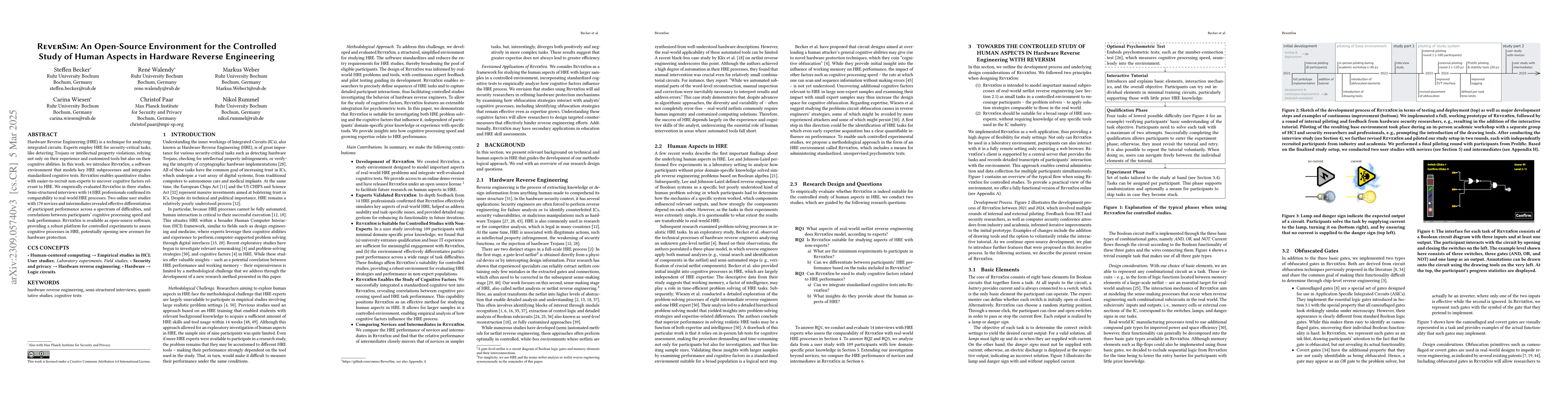 Thumbnail for REVERSIM: A Game-Based Environment to Study Human Aspects in Hardware
  Reverse Engineering